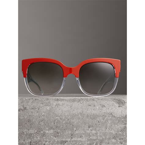 burberry orange glasses